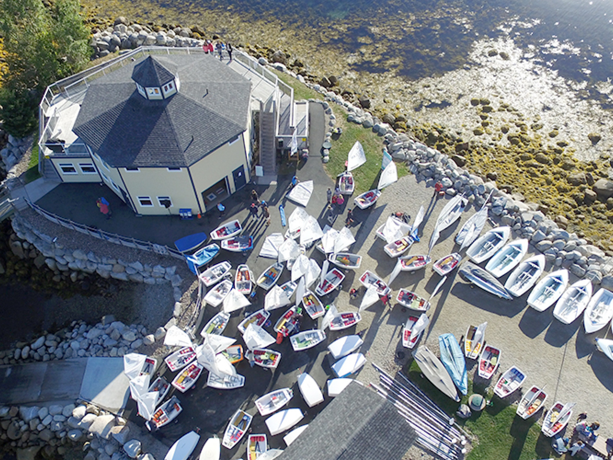 Aerial View of Hubbards Sailing Club